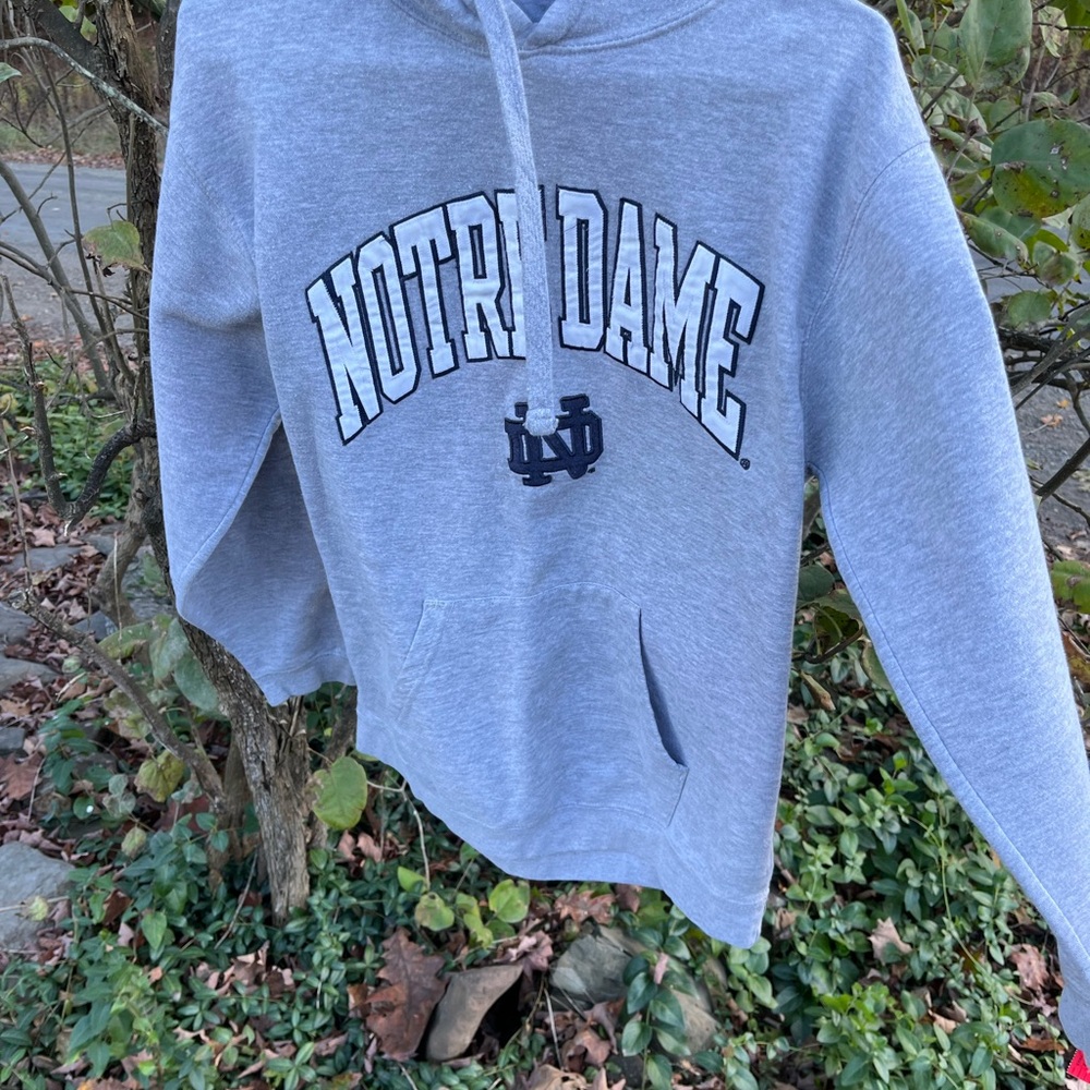 Notre Dame Gray Hoodie